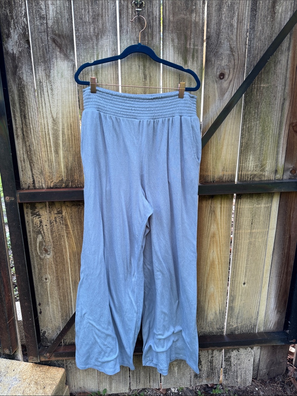 Boho wide leg pants, size XL
